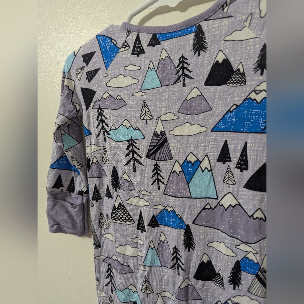 Little Sleepies OG Mountains Zippy PJs size 3-6 Months - Picture 10 of 12